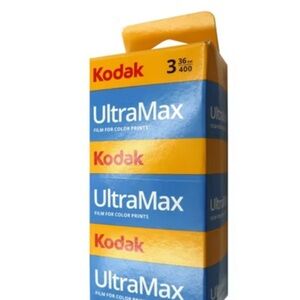 NEW Kodak UltraMax 400 Color Negative Film (35mm, 36 Exposures) - 3 Pack